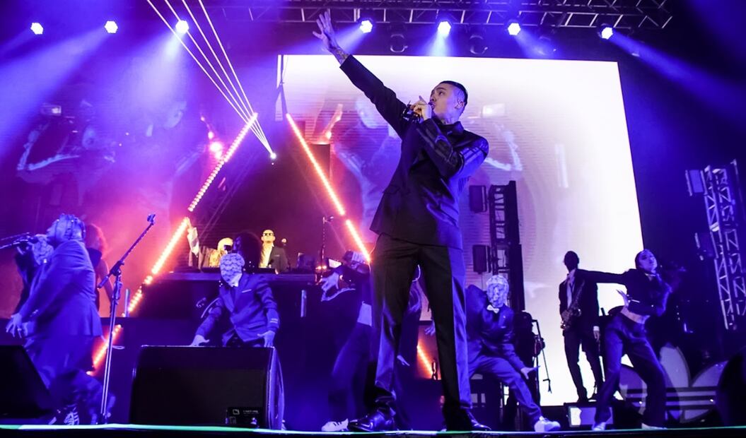 El rapero se presentó anoche, 15 de octubre, en el Pepsi Center.
Foto: Ocesa / José Jorge Carreón