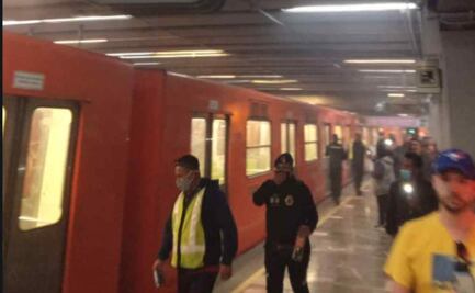 Reportan humo en la estación Chabacano de la Línea 9 del Metro