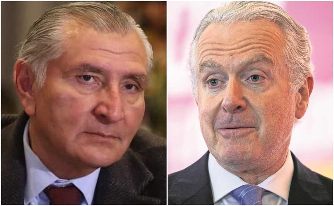 Adán Augusto López y Santiago Creel. Foto: EL UNIVERSAL