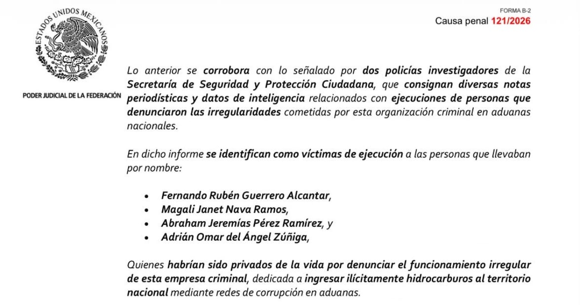 Expediente sobre el caso de los hermanos Farías Laguna. Foto: especial