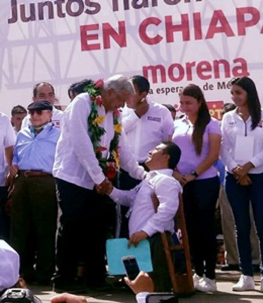 "Puedo gobernar sin piernas", dice alcalde electo en Chiapas