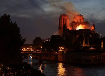 Así se vivieron los minutos antes del incendio de Notre Dame