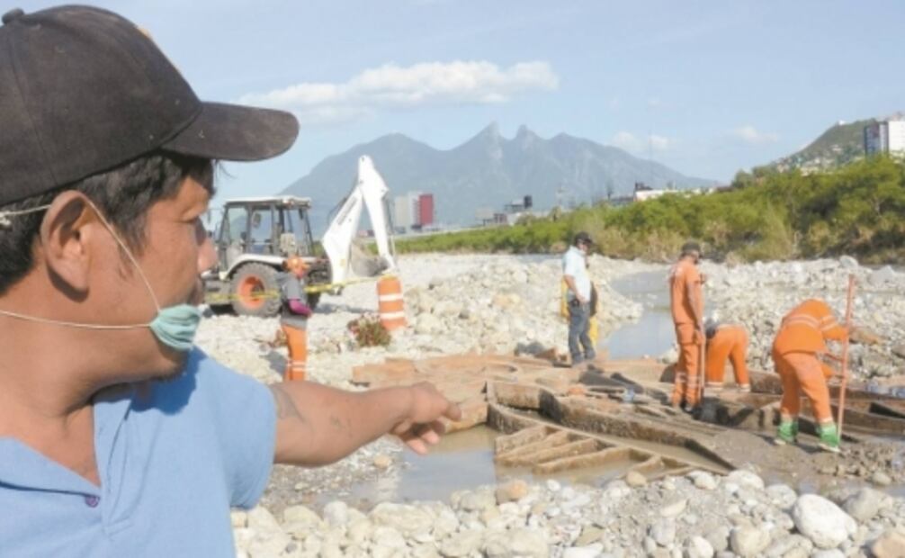 Buscaba chatarra; halló a la Morenita