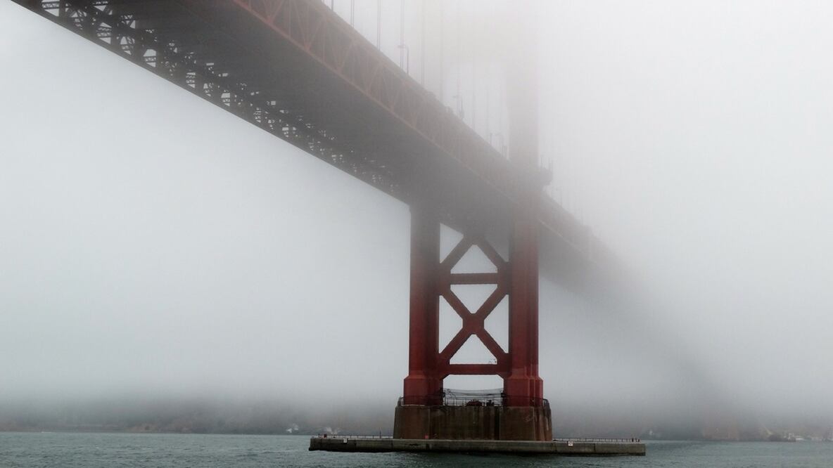 San Francisco tiene neblina 108 días del año. Foto: Istock