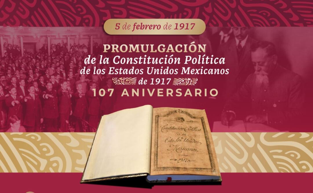 107 Aniversario de la Promulgación de la Constitución. Foto: Especial