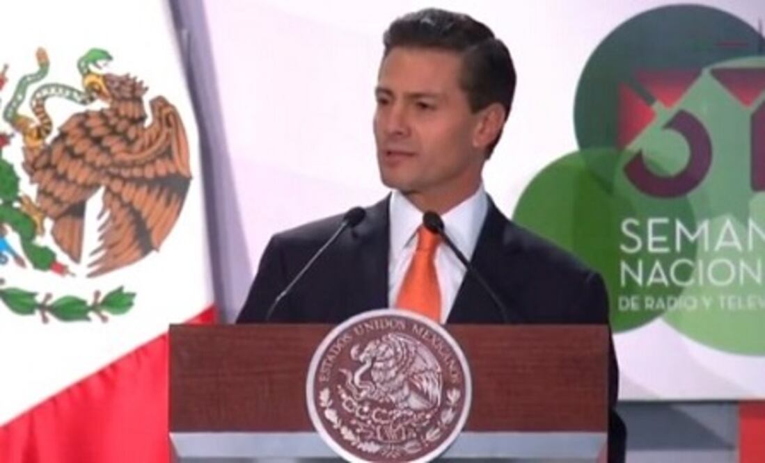 Radio y Tv, fundamentales en cambios de México: EPN