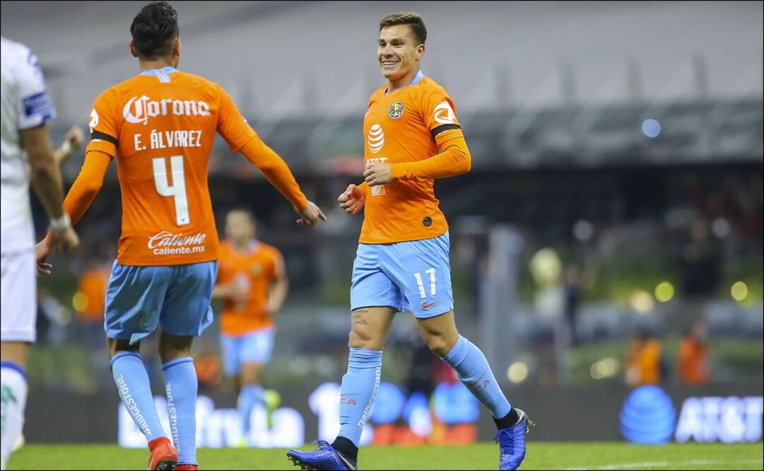 Anotó su primer gol con el América. Foto: Imago 7