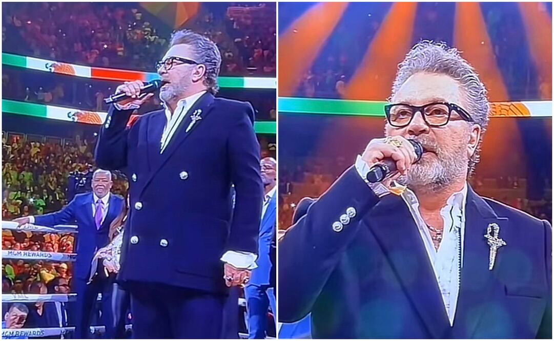 Elogian a Mijares por entonar bien el Himno Nacional. Foto: Redes sociales