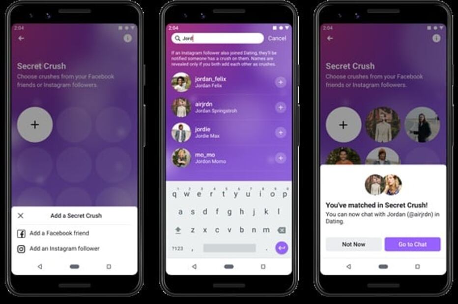 Instagram se une a Facebook para buscarte pareja