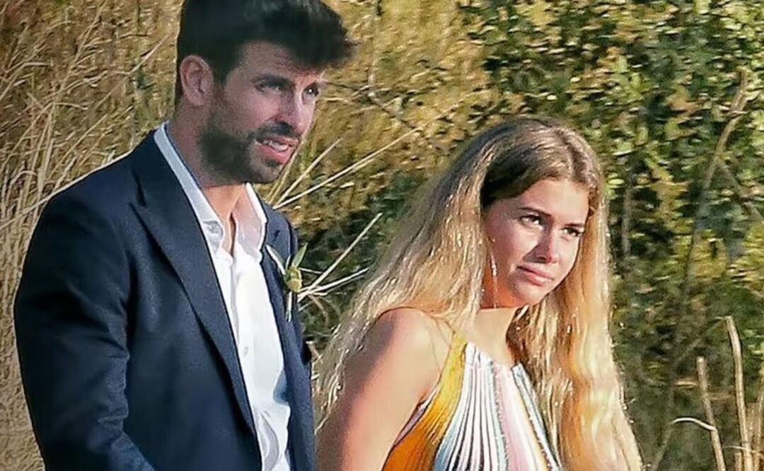Gerard Piqué y Clara Chía Martí. Fuente: Twitter @showmundialshow