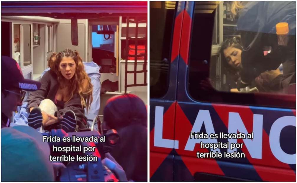 La modelo resbaló durante una de las pruebas de velocidad del domingo. Foto: Captura de pantalla Intagram.