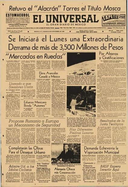 Los primeros mercados sobre ruedas