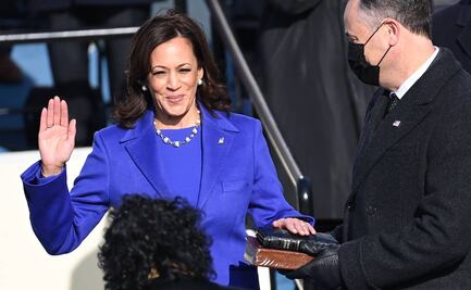Kamala Harris jura como vicepresidenta de EU; es la primera mujer en ese cargo