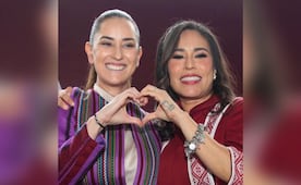 Senadora morenista, Simey Olvera, desata polémica; rinde su segundo informe acompañada de imitadora de Claudia Sheinbaum