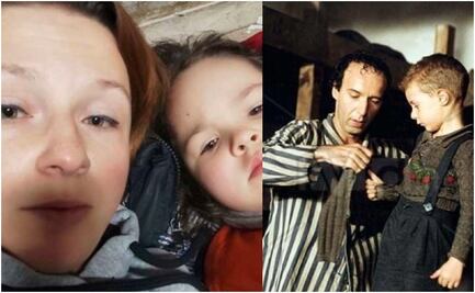 Madre ucraniana hace realidad “La Vida es Bella” para proteger a su hija del horror de la guerra