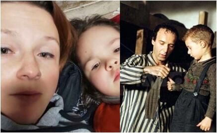 Madre ucraniana hace realidad “La Vida es Bella” para proteger a su hija del horror de la guerra