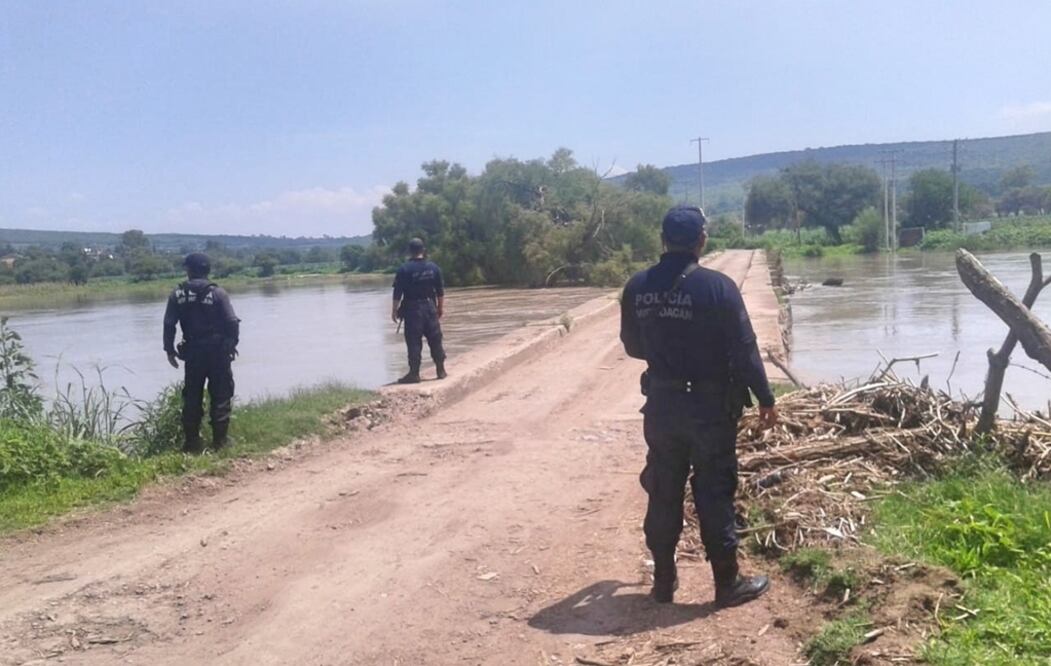 Protección Civil alertó sobre el aumento del cauce del Río Lerma. Foto: Especial