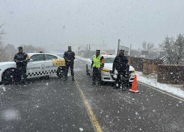 Guardia Nacional despliega operativo ante nevadas en Chihuahua y Sonora; se mantiene alerta de viajeros