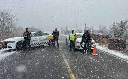Guardia Nacional despliega operativo ante nevadas en Chihuahua y Sonora; se mantiene alerta de viajeros