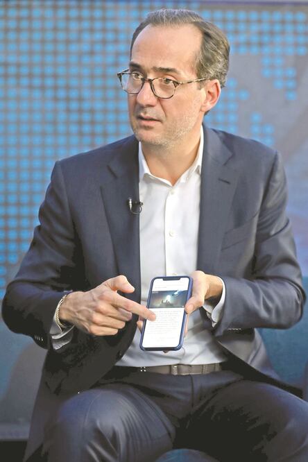 En la foto: Bertrand Quesada, CEO de Teads. JUAN BOITES. EL UNIVERSAL