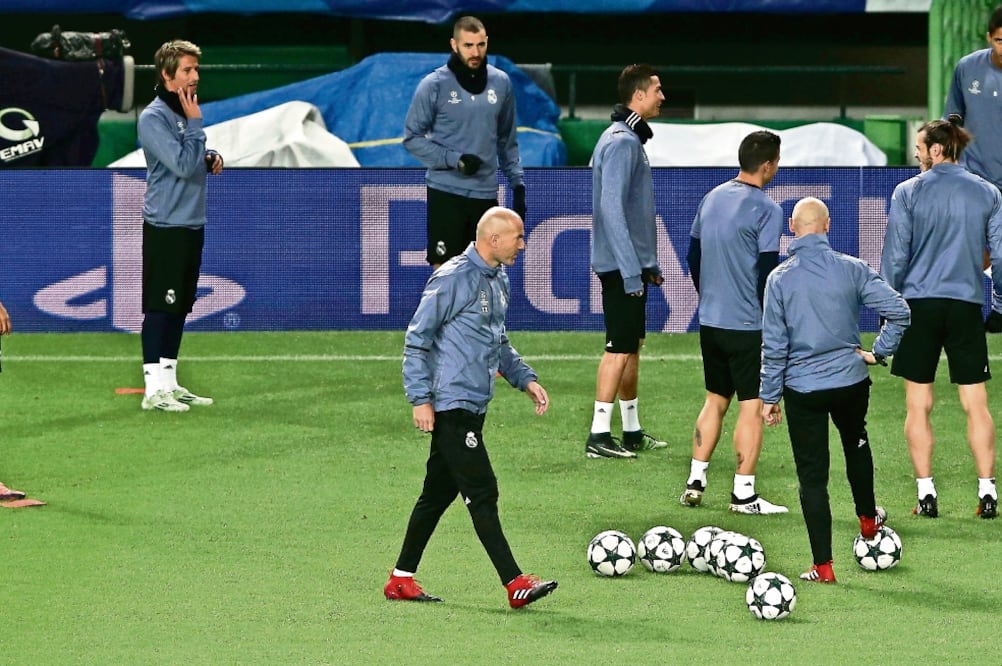 Zinedine Zidane analizará si utiliza de inicio a la “BBC ” tan cuestionada (ANTONIO COTRIM. EFE)