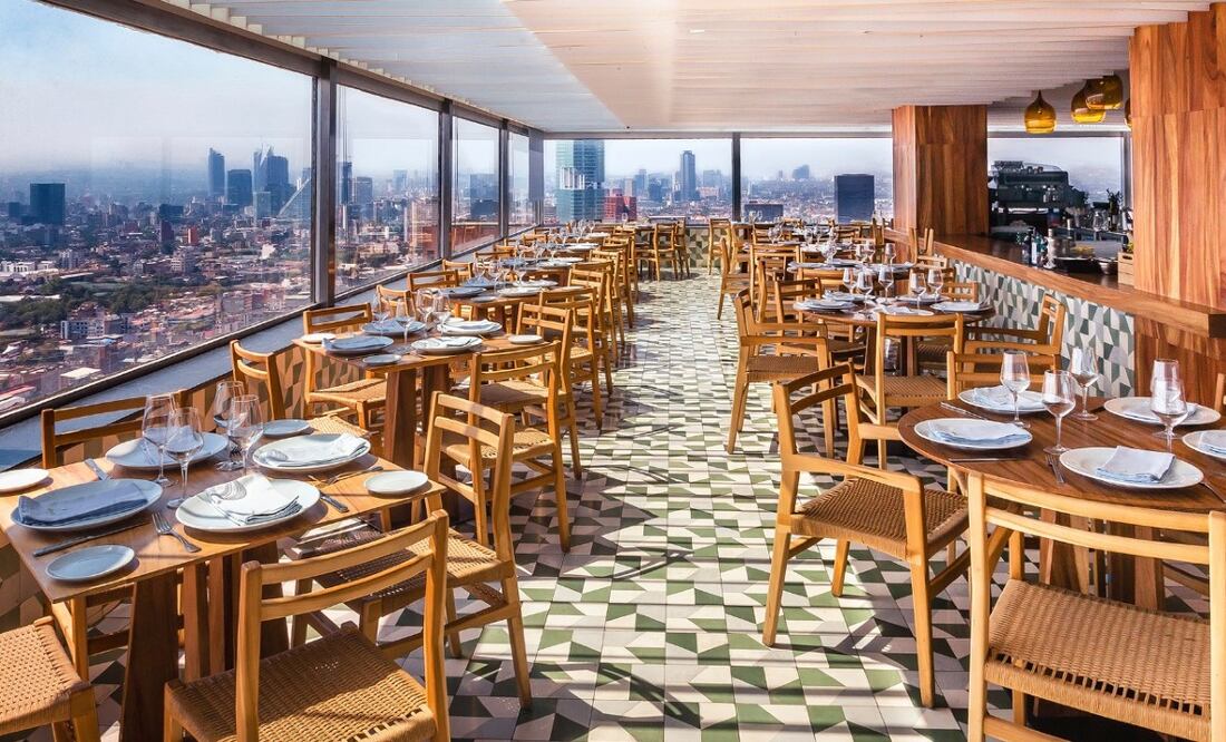 En la Ciudad de México hay restaurantes y bares con una vista panorámica a la CDMX. Foto: Miralto Restaurante