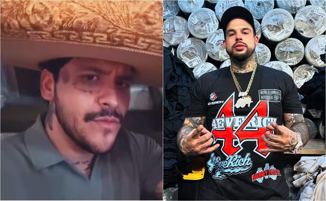 Christian Nodal y Emiliano Aguilar y la conversación que el primogénito de Pepe Aguilar publicó en redes sociales.
Fotos: Instagram, vía @nodal & @emiliano_aguilar