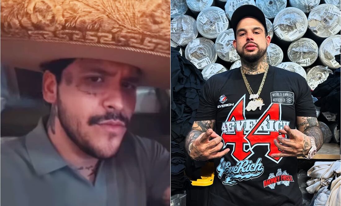 Christian Nodal y Emiliano Aguilar y la conversación que el primogénito de Pepe Aguilar publicó en redes sociales.
Fotos: Instagram, vía @nodal & @emiliano_aguilar