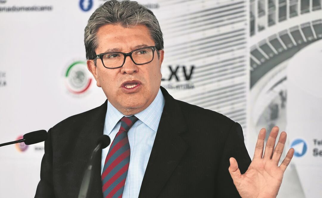 El senador Ricardo Monreal asegura que está muy consciente de lo que está pasando en su entorno. Foto: ARCHIVO EL UNIVERSAL