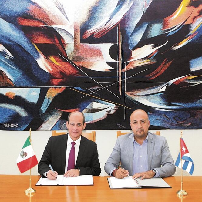 El viceministro cubano Rogelio Sierra y el subsecretario mexicano Maximiliano Reyes coincidieron en reforzar vínculos políticos. SRE