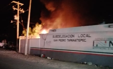 Evalúan daños tras incendio en estación migratoria de Oaxaca
