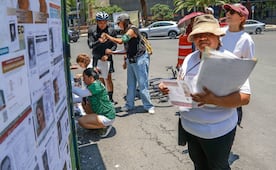 En México, colectivos exigen atención para 133 mil desaparecidos; juegan partido