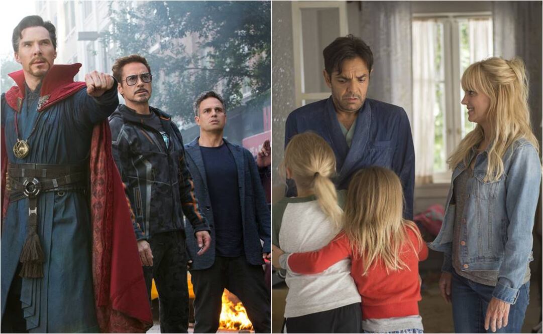 Eugenio Derbez y su cinta "Overboard" quedaron en segundo lugar de la taquilla de EU, por detrás de "Infinity War"  FOTO: AP