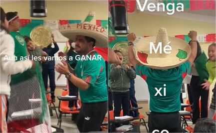 VIDEO: Niños de sexto de primaria entona porra en plena clase para apoyar a la Selección Mexicana