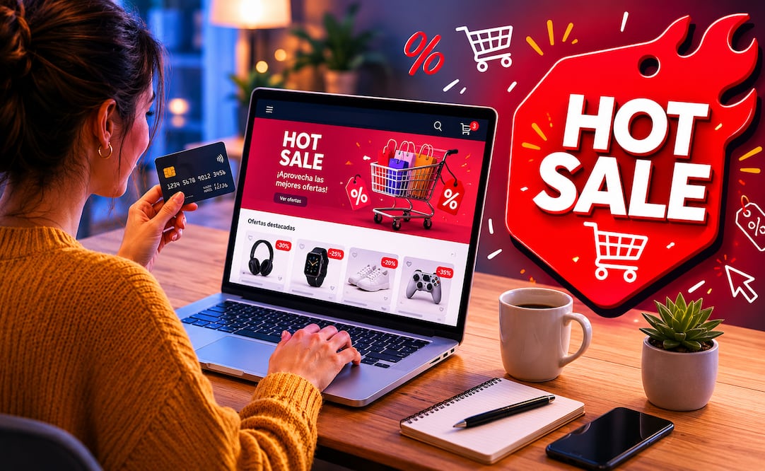 Conoce dónde encontrar todas las tiendas participantes en el Hot Sale 2026. Foto: Creada con IA (ChatGPT)