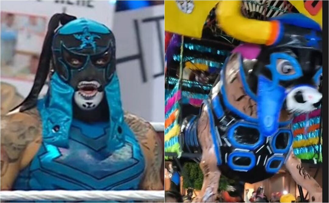 FOTO: ESPECIAL - Penta Zero Miedo recibe homenaje en Tultepec; artistas dedican 'torito' al luchador