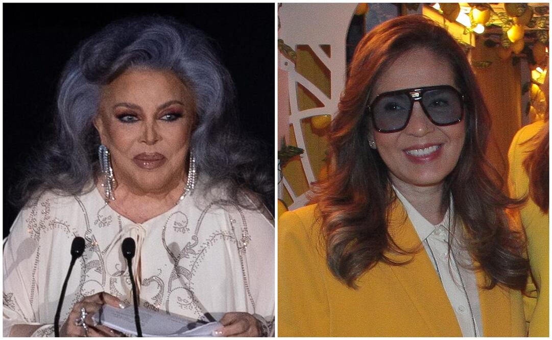 Verónica Castro rompe el silencio sobre Yolanda Andrade. Fotos: Clasos.