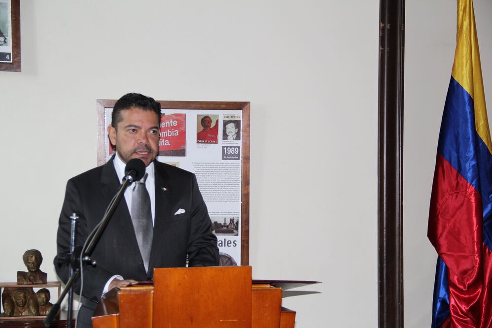 El embajador de México en Colombia, Arnulfo Valdivia,habló sobre las polémicas declaraciones de Donald Trump  (Foto: Notimex)