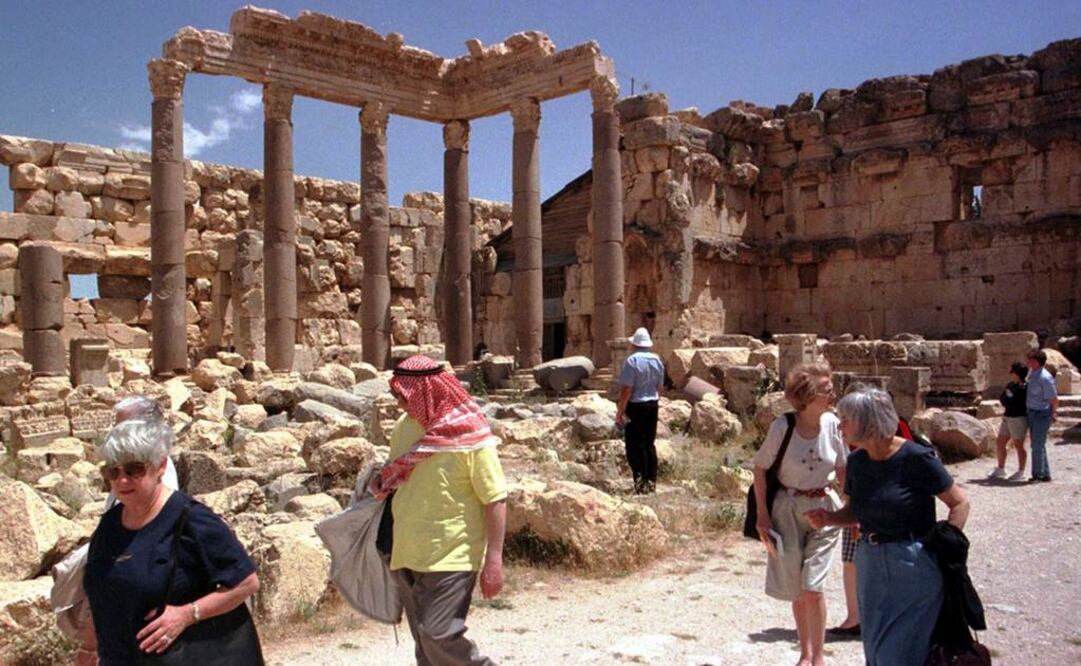 En Baalbeck están los templos dedicados a los dioses Júpiter, Baco y Venus, comenzados a construir hacia finales del siglo I a.C y concluidos en los años 37-68 d.C. FOTO: Archivo / EL UNIVERSAL