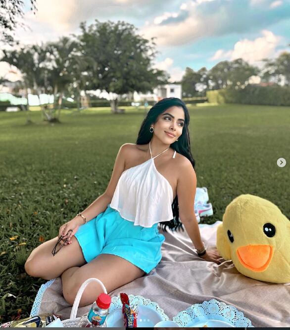 Landy Párraga, excompetidora de Miss Ecuador, en una foto subida a su Instagram. La modelo e influencer fue ligada al caso Metástasis. FOTO: INSTAGRAM