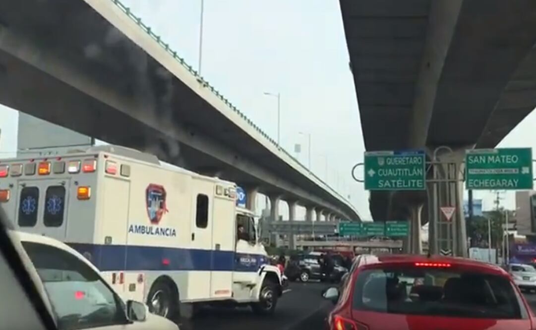 Servicios de emergencia ya trabajan en la zona para atender la emergencia.(Fotografía: Tomada de video )