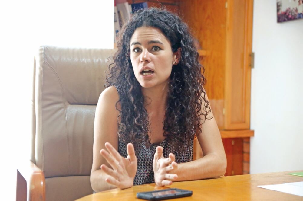 Luisa María Alcalde, titular de la STPS, se reunió con legisladores perredista s, quienes le solicitaron promover sindicatos democráticos e independientes. Foto: ARCHIVO EL UNIVERSAL