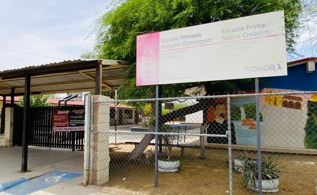 Reportan abaja afluencia de alumnos en escuelas de Sonora (16/05/2025). Foto: Especial