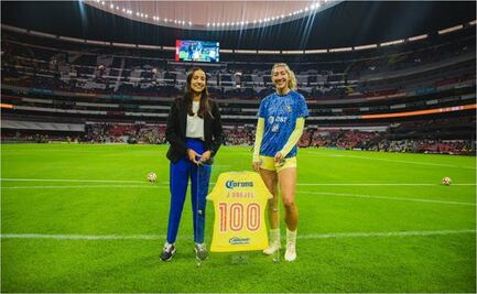 Jocelyn Orejel celebra 100 partidos como americanista