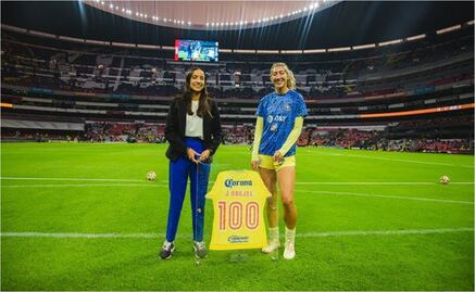 Jocelyn Orejel celebra 100 partidos como americanista