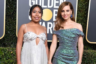 Yalitza Aparicio brilla en la alfombra roja de los Golden Globes