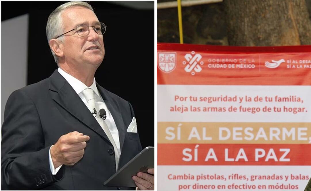 Salinas Pliego critica desarme ciudadano en CDMX.
Foto: El Universal y captura de pantalla en X