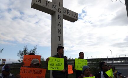 Organismos de DH de Tamaulipas protestan por visita de Trump a Texas