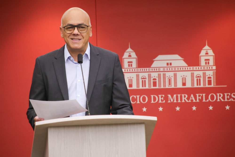 El ministro de Comunicación de Venezuela, Jorge Rodríguez. Foto: EFE