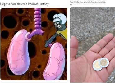 Paul McCartney vuelve a México y con él llegan los mejores memes a redes sociales